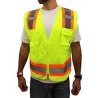 chaleco alta visibilidad para construcción true crest