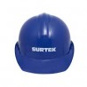casco de seguridad azul